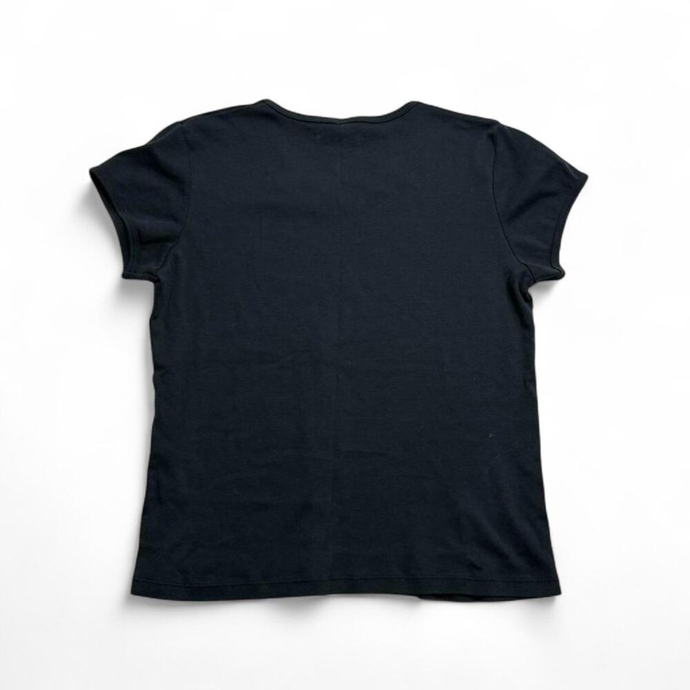 Got Wine ? Black Mcbling Baby Tee Full Length Fitted V Neck 100% Cotton size xl - Picture 7 of 8
